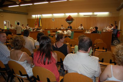 Acords del Ple Municipal del 25 de juny 2009.