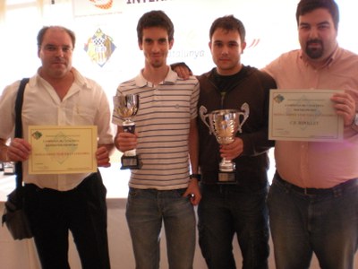 Èl Club d'Escacs Ripollet es proclama subcampió de Catalunya, de partides ràpides per equips.