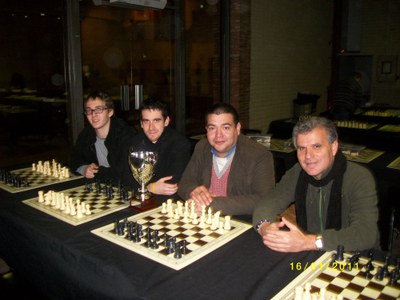 El Club d'Escacs Ripollet  es proclama Campió de la Fase Provincial de la Copa Catalana 2011.