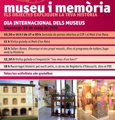 Ripollet s'adhereix el proper 29 de maig al Dia Internacional dels Museus.