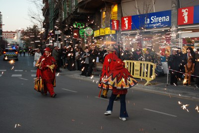 El Patronat de Cultura recorda els consells per gaudir del Correfoc de Carnaval.