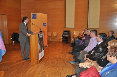 Josep Rull defensa 'l'Estat propi' al Centre Cultural.