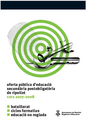 Es publica un llibre amb la oferta formativa pública de secundària post-obligatòria del curs 2007-08.