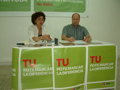 Iniciativa per Catalunya Verds presenta els seus eixos electorals.