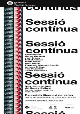 Propera estrena de l'exposició de videoart 'Sessió contínua'.