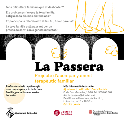 La Passera. Projecte d'acompanyament terapèutic familiar..